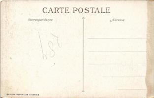 Marseille, Départ d'un Vapeur des Messageries Maritimes / port, ships (Rb)