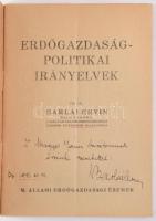 Barlai Ervin: Erdőgazdaság-politikai irányelvek. 1946, M. Állami Erdőgazdasági Üzemek, papírkötés, a...