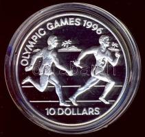 Salamon-szigetek 1994. 10$ Ag "Olimpiai játékok-váltófutás" T:PP + tanúsítvány!