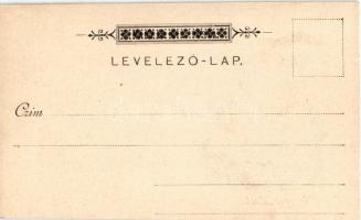 Budapest I. Krisztinaváros, Koronaőr utca, Polgári leányiskola (modern reprint) (vágott / cut)