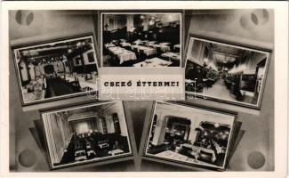 Budapest VIII. Csekő étterem a Nemzeti Szálló épületében, belső. József körút 4.