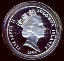 Salamon-szigetek 1994. 10$ Ag "Olimpiai játékok-váltófutás" T:PP + tanúsítvány!