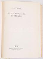 Szerb Antal: A világirodalom története. Bp., 1962, Magvető, félvászon kötés.