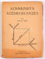 Pályi Ede: Kommunista közmegegyezés. Bp., 1919, Dick Manó. 106p. Kiadói papírkötés, kopottas állapot...