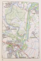 cca 1980, 3 darab Tiszával kapcsolatos turistatérkép