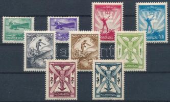 1933 Repülő posta sor (40.000) (gumihibák / gum disturbance)