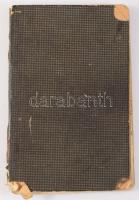 cca 1910/1920 Kézzel írt receptkönyv, elvált lapokkal