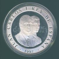 Spanyolország 1992. 2000P Ag "Olimpia-kerekesszékes kosárlabda" T:PP