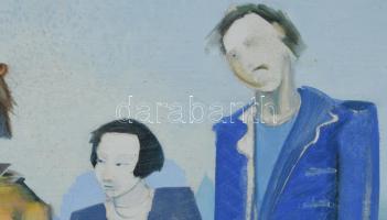 Neuberger István (1953-): Amatőr piktorok, 2007. Olaj, farost. Jelzett. Fakeretben. 49x61 cm