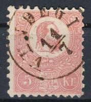 1871 Kőnyomat 5kr "VENDÉGI" (Gudlin 500 pont)