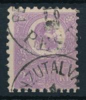 1871 Kőnyomat 25kr ibolya pest pénzutalvány bélyegzéssel (85.000)