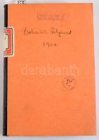 1901 Bölcseleti folyóirat. XVI. 1-4., teljes évfolyam. Bp., 1901, Athnaeum. Az 1. szám elején. XIII....