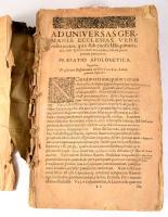 [Hutter, Leonhard (1563-1616)] Leonharto Huttero: Concordia Concors. De Origine et Progressu Formula...