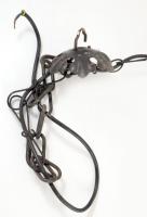 cca 1980/85 Murano vas szerelékbe fújt design lámpa. jelzés nélkül, jó állapotban, m: 50 cm