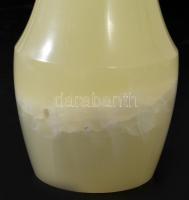 Keleti ásvány váza, hibátlan, m: 13 cm