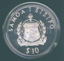 Salamon szigetek 1991. 10$ Ag "Olimpia-súlylökés" T:PP Tanúsítvánnyal!
