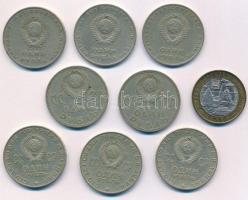 Szovjetunió 1965. 1R Cu-Ni "A győzelem 20. évfordulója" (2x) + 1967. 1R Cu-Ni "Októbe...