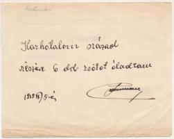 1919. Szikszó "Szikszó nagyközség" utalvány, kitöltetlen, bélyegzéssel, hátoldalán kézzel ...