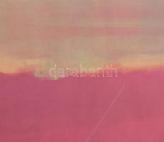 cca 1990-2000 Mark Rothko nyomat. Ofszet, papír, jelzés nélkül. Üvegezett, kissé sérült fakeretben. ...