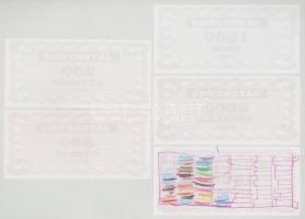 8xklf játékpénz T:UNC,AU