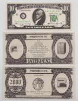 8xklf játékpénz T:UNC,AU