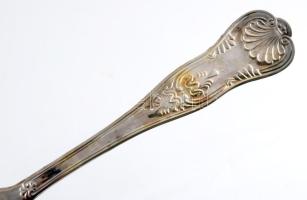 cca 1970 Olasz vastagon ezüstözött 12 személyes 51 részes evőeszköz készlet, jelzett, hiánytalan, dí...