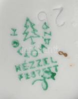 Hollóházi harmonikás, kézzel festett, jelzett, hibátlan m: 13,5 cm