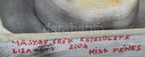 Jambrich Liza (1955): Fityiszt mutató manó (Magyar Írók Egyesületének díja, 2004). Kerámia, akasztha...