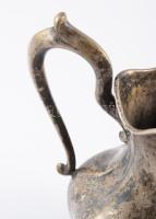 Ezüst (Ag) kancsó. Jelzett, 1937-1966 között fémjel, 800-as ezüst, m:15 cm, nettó 258g
