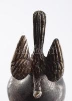 Ezüst (Ag) sasfigurás italzáró, m: 13 cm, nettó 83g /// Silver (Ag) eagle-figure bottle stopper, hei...
