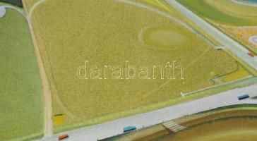 Neuberger István (1953-): Csomópont, 2007. Olaj, farost. Jelzett. Fakeretben. 53x79 cm