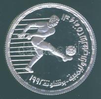 Egyiptom 1992. 5Ł Ag "Olimpia-labdarúgás" T:PP Tanúsítvánnyal!