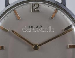 Doxa karóra, mechanikus, fém szíjjal, működik, d: 32 mm
