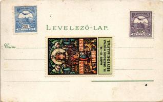 1938 Budapest, Üdvözlet a Milleniumi (Ezredéves) Kiállításról, Közlekedésügyi és haditengerészeti cs...