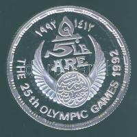 Egyiptom 1992. 5Ł Ag "Olimpia-labdarúgás" T:PP Tanúsítvánnyal!
