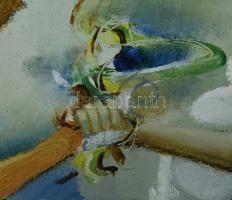 Neuberger István (1953-): Piások, 2018. Olaj, farost. Jelzett. Fakeretben. 33x49 cm