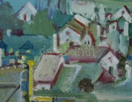 Neuberger István (1953-): Életkép II., 2005. Olaj, vászon. Jelzett. Fakeretben. 30x40 cm