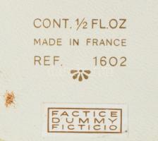 Christian Dior Ref 1602 régebbi parfüm, tartalommal, díszdobozban, teljes m: 13 cm