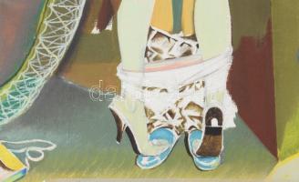 Neuberger István (1953-): Nofene, 1991-2026. Olaj, vászon. Jelzett. Fakeretben. 60x80 cm