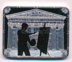 DN "Magyar Festészet Remekei - Madarász Viktor: Hunyadi László siratása, 1859" ezüstözött ...