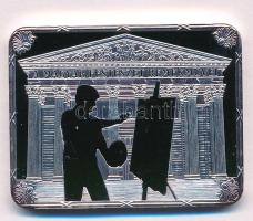 DN "Magyar Festészet Remekei - Wagner Sándor: Dugovics Titusz önfeláldozása, 1859" ezüstöz...