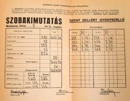 Kurtz Béla: A szállodásipar. Budapest, 1942. A Budapesti Szállodások és Vendéglősök Ipartestülete (M...