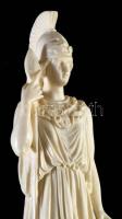 Alabástrom Athéné szobor, m: 26 cm