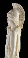 Alabástrom Athéné szobor, m: 26 cm