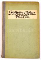 Fábián Géza: Versei Bp. 1916. "Élet." 77 l. 1 sztl. lev. Az elsőkötetes szerző könyvéről T...