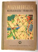 Dr. Görög László: Magyarország mezőgazdasági földrajza (71 db. különálló térkép melléklettel)   Tervgazdasági Könyvkiadó, 1954. Kiadói félvászon kötésben