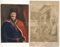 32 db RÉGI sérült magyarországi város képeslap / 32 pre-1945 damaged Hungarian town postcards