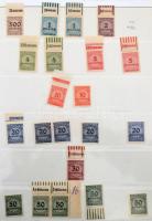 Deutsches Reich 1880-1923 240 db bélyeg rengeteg színváltozattal közte nagyon sok bevizsgált, szigná...