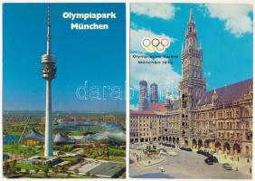 Müncheni olimpia 12 db képeslap