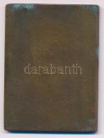 Göröntsér Greff Lajos (1888-1976) DN "Isa pur és chomuv wogmuc" egyoldalas bronz plakett (...